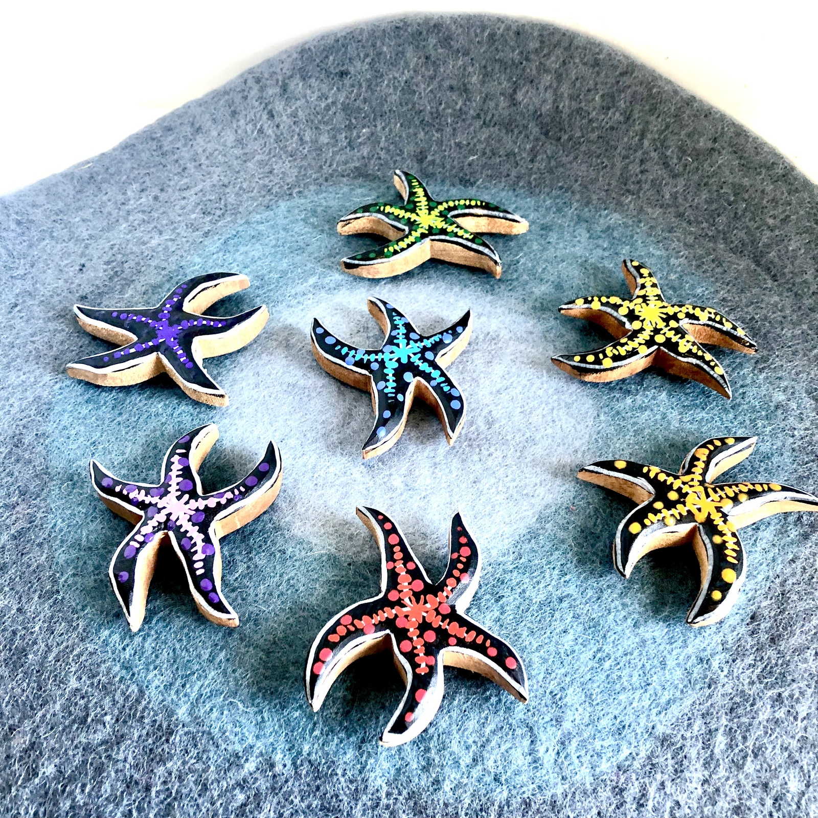 Rainbow Starfish Set 7