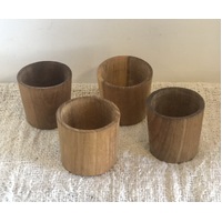 Child Wooden Drinking Cup Set