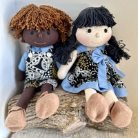 Aboriginal Doll Set 35cm - Bush Tucker Black