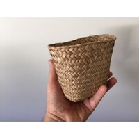 Tiny Flat Seagrass Basket