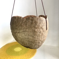 Coconut Husk Hanging Bowl