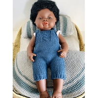 Knitted Overall Blue