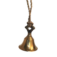 Hanging Brass Bell Decorative Hook