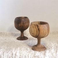 Wooden Chalice Set of 2