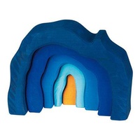 Grotto Cave Puzzle 5 Pieces Blue