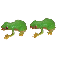 Red-Eyed Green Tree Frog Replica Pair