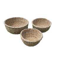 Nesting Set of 3 Seagrass Baskets