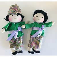 Cultural 16cm Dolls Boy & Girl Set - Balinese