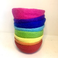 Felt Bowls Set 8 Rainbow - LIMITED EDITION