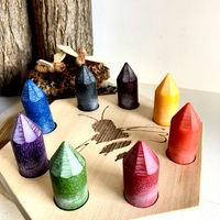 All Natural Beeswax Crayons and Wooden Caddy