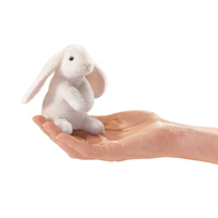 Lop Ear Rabbit Finger Puppet