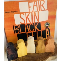 Fair Skin Black Fella, Ute and Skin Tone Doll Set Bundle