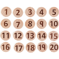 Tactile Wooden Numbers 40 Set