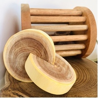 Raw Edge Montessori Interlocking Wooden Disks