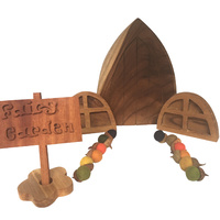 Fairy Garden Sign On Stick Wooden Mini