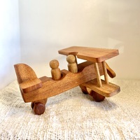 Wooden Peg Doll Airplane