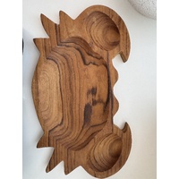 Wooden Crab Tray