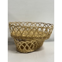 Handwoven Open Oval Basket Set Of 2