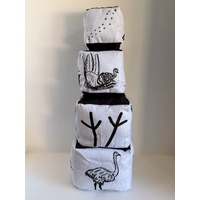 Barna Bidi First Nations Lifecycle Stacking Blocks by Simone Hills