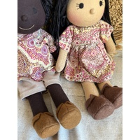 Aboriginal Pair Large - Yalke Red 