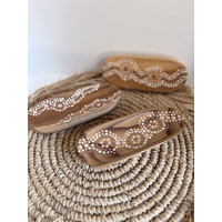 Hand-painted Coolamon Plate by Simone Hills