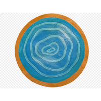 Large Hand Painted Wooden Plate by Sharyn Malone