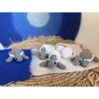 Crochet Turtle Hatching Play Set