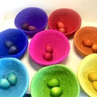 Rainbow Wooden Egg Set