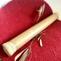 Bamboo Rainstick Natural 40cm