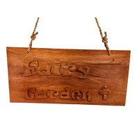 Wood Sign Fairy Garden Large