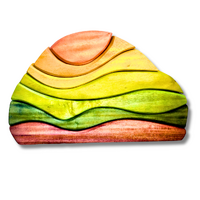Landscape Stacker - Hand Dyed