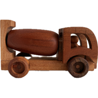 Wooden Peg Doll Cement Mixer