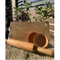 Dough Board & Bowls Set