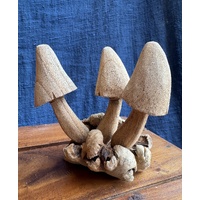 Inky Cap Mushroom Cluster