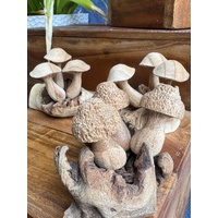 Gem-stuffed Puffball Mushroom Cluster