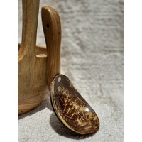 Coconut Shell Flat Scoop