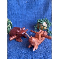 Frog Croaking Guiro and Grasshopper Guiro Set