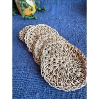 Set Of 4 Seagrass Coasters