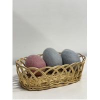 Handwoven Open Oval Basket Set Of 2