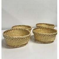 Handwoven Cicrle Basket Set Of 4