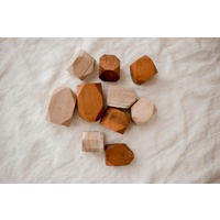 Two Tone Wooden Gems
