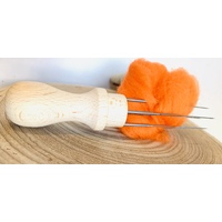 Felting Dry 4 Needle Holder & 6 Needles