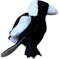 Magpie Finger Puppet