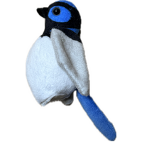 Blue Wren Finger Puppet 