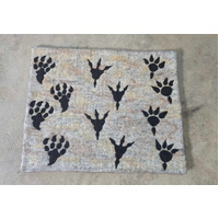 Footprints Felt Mat