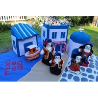 Greek Mykonos Village Set