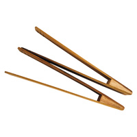 Pair of Teak Tongs 20cm