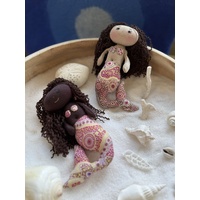 Likanaya Yawkyawk (Mermaid) Pair - Yalke Red 