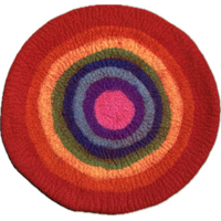 Rainbow Felt Mat