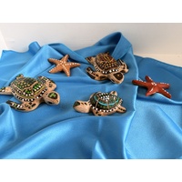 Ocean Playsilk Set Handpainted by Simone Hills